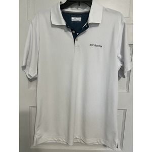 Columbia Med Omni-Shade Sun Protection Embroidered Logo Men's Short Sleeve Polo